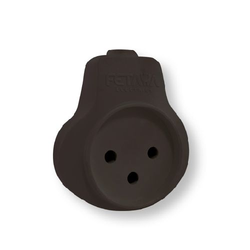 בית תקע שקע קופלונג 16A *שחור* - תקני