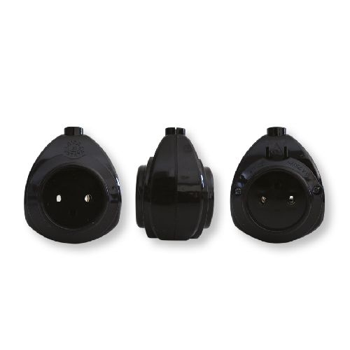 קופלונג תאומות-כפול **שחור** 16A תקן