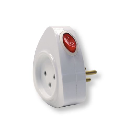 קופלונג שקע כח + מפסק 16A