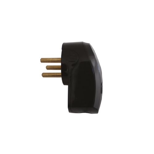 תקע אדיר תקן 16A *שחור * + בורג