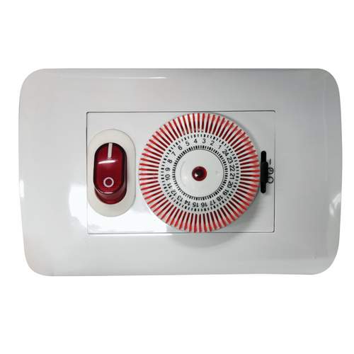 שעון שבת 24H + מפסק (ניתוק אפס) לק' 3 מקום תה