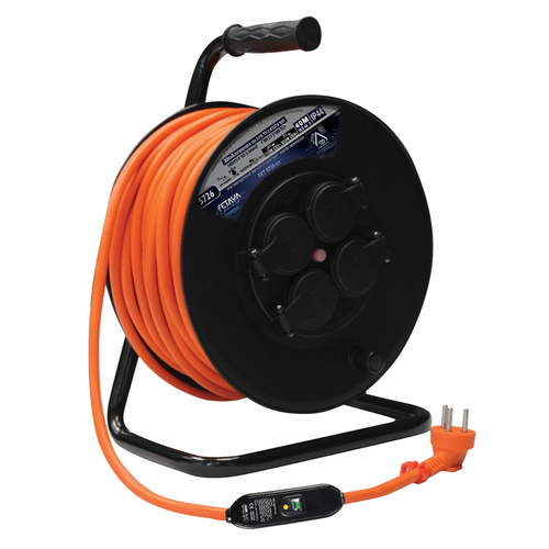 תוף כולל פחת + כבל מאריך  2.5 ממר 40 מטר - תקני