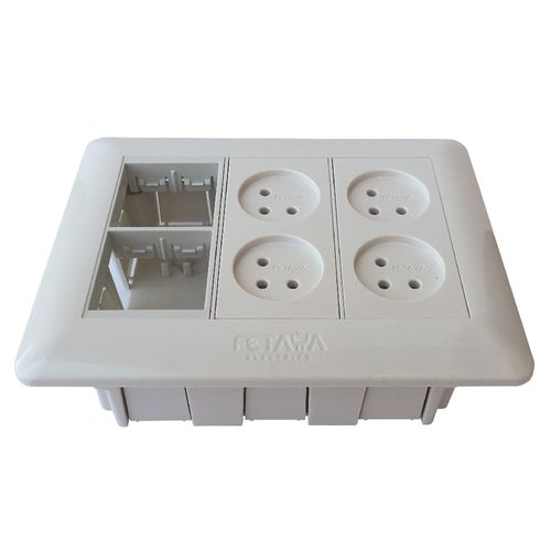 FIX STYLE 6 תה''ט + 4 שקעים ומתאם