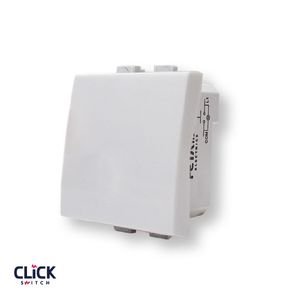 מפסק יחיד רחב 2 מודול 16A לבן FETAYA CLICK