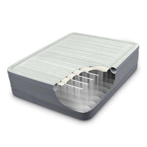 מזרון זוגי מתנפח משאבה מובנית Intex 64904 PremAire Inflatable Double Bed