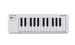 מקלדת שליטה קומקפטית Arturia MicroLab MK3 - לבן ארטוריה