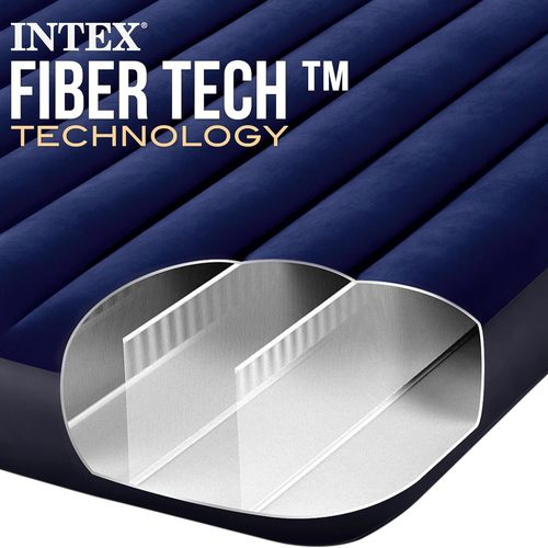 מזרון מתנפח זוגי לטיול או לבית איכותי של 64758 INTEX