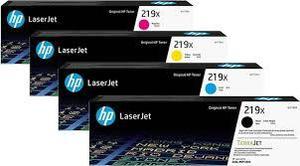 סט 4 טונרים מקוריים HP 219X W2190X/W2191X/W2192X/W2193X