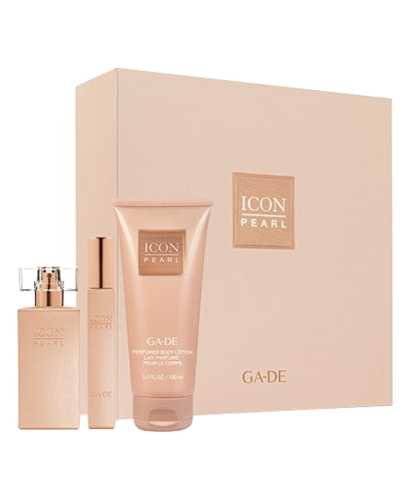 Ga-De Icon Pearl Gift Set EDP 50ML + 10ML + 100ML Body Lotion מארז גייד אייקון פרל לאישה