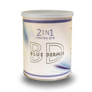 פראנס ביוטי BLUE DERMIS שעווה מתקלפת חזקה במיוחד 800 מל