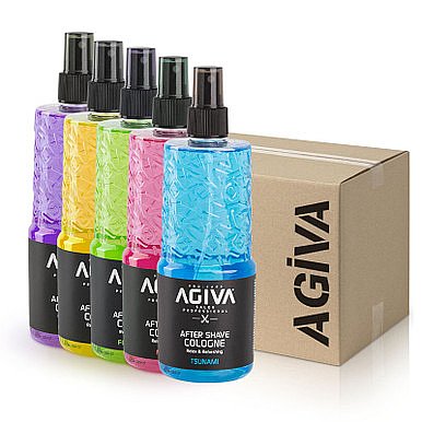 דיל! 24 יח - אפטר שייב אגיבה 400 מ"ל Agiva Spray Cologne ניתן לערבב
