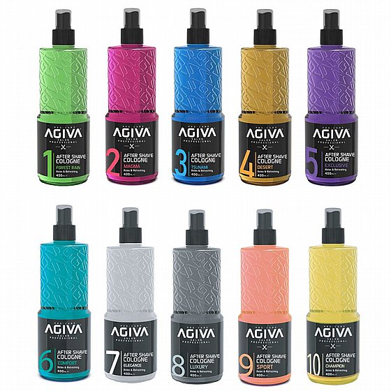 דיל 10 יחידות! אפטר שייב 400 מ"ל Agiva Cologne- לערבב ריחות