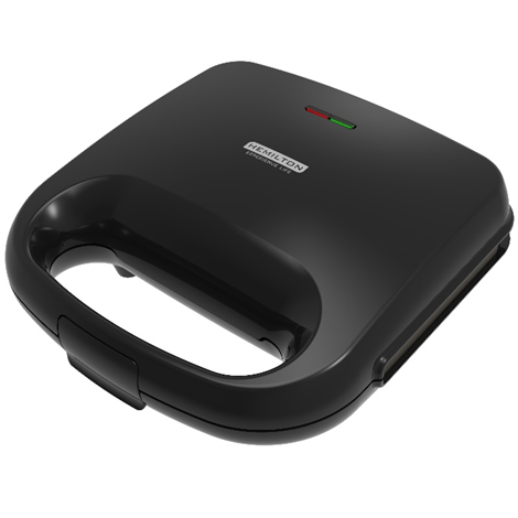  ‎ טוסטר לחיצה כולל פלטות מתחלפות - 2 פרוסות Hemilton דגם HEM-1367