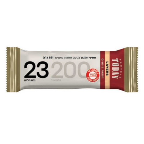 מארז חטיפי חלבון (תוקף קצר) Protein Today Layers חמאת בוטנים (12 יחידות)