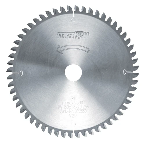 להב TCT 160 x 1.2/1.8 x 20 mm - 56 FT/TT - מאפל MAFELL