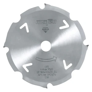 להב יהלום 160 x 2.4/3.0 x 20 mm, 4 \ FT/TT - מאפל MAFELL