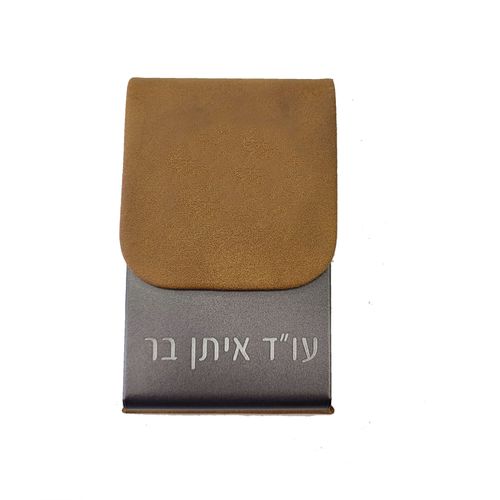 נרתיק יוקרתי לכרטיסי אשראי/ביקור - מותג 