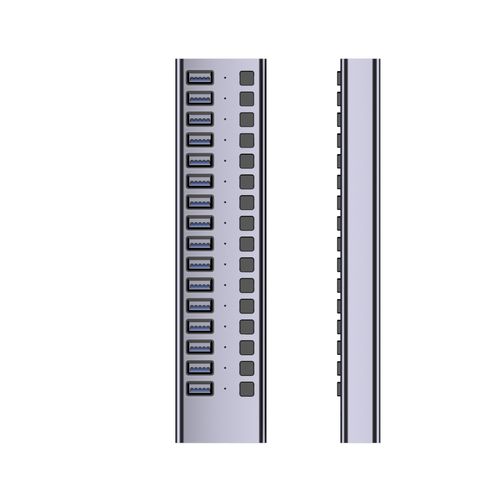 מפצל 16 חיבורים Protec DM284 USB 3.0 פרוטק