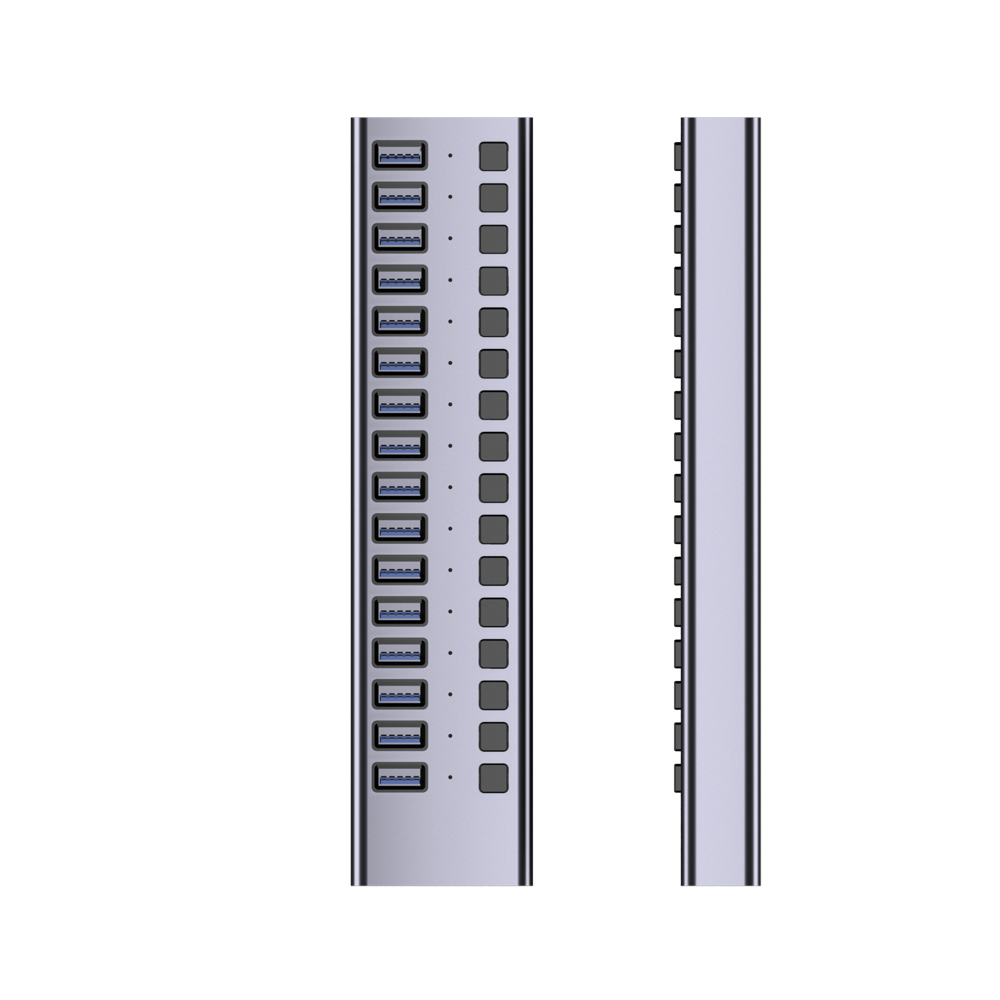 מפצל 16 חיבורים Protec DM284 USB 3.0 פרוטק