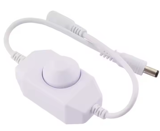מפסק עם דימר על כבל לתאורת לד 12-24V DC