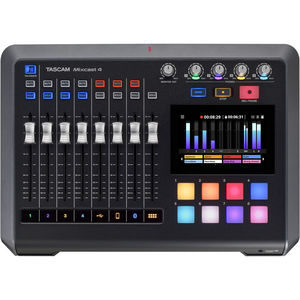 מיקסר הקלטה לפודקאסט Tascam Mixcast 4