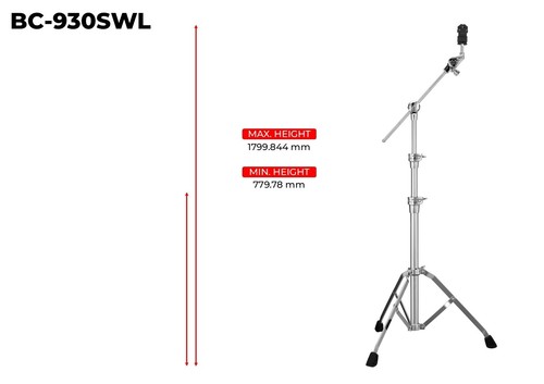 זוית נוספת Pearl BC-930WL Cymbal Boom Stand