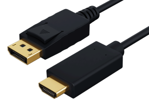 כבל DP ל HDMI 4K אורך 1.8 מטר