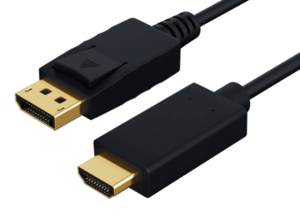 כבל DP ל HDMI 4K אורך 1.8 מטר