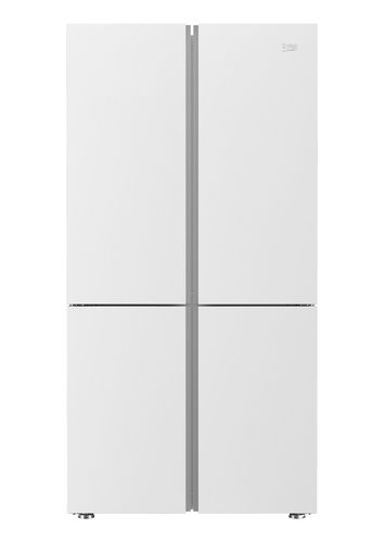 מקרר 572 ‏ליטר Beko GN1406222GB ‏מקפיא תחתון 4 דלתות בקו | זכוכית שחורה