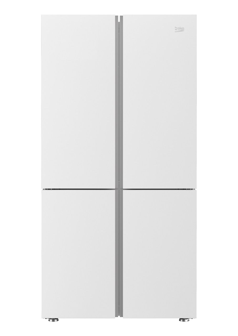 מקרר 572 ‏ליטר Beko GN1406222GB ‏מקפיא תחתון 4 דלתות בקו | זכוכית שחורה