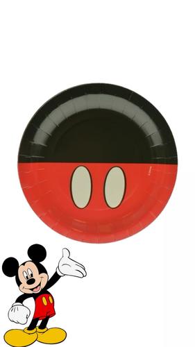צלחות נייר 23 סמ 8 יח' עגולות-מיקי מאוס קלאסי