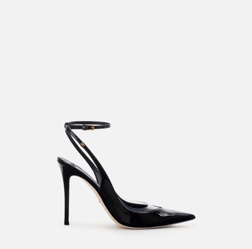 Leather slingback