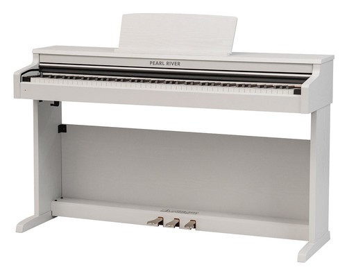 פסנתר חשמלי V03 PRO בצבע לבן PEARL RIVER