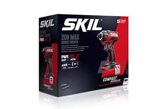 גוף מברגת אימפקט 20V Brushless קומפקטית 250Nm + מתנה סוללה 2.0Ah + מטען - סקיל SKIL