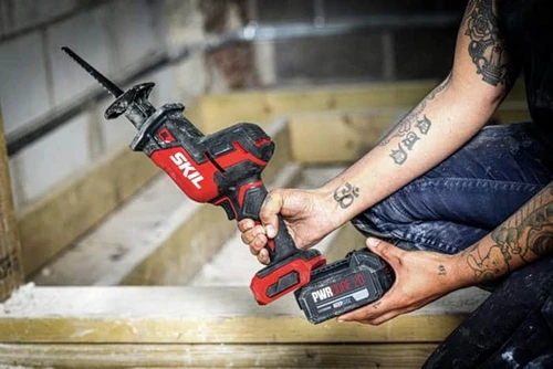 גוף מסור חרב יד אחת נטען 20V Brushless + מתנה סוללה 2.0Ah + מטען - סקיל SKIL