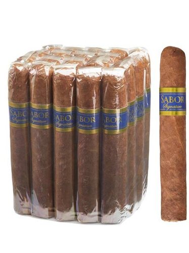 בנדל סיגר עבודת יד Sabor Signature Sumatra BLUE Robusto