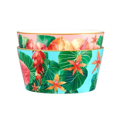 מארז 2 קעריות פורצלן Tropicana