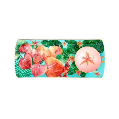 פלטת הגשה וקערית סדרת Tropicana