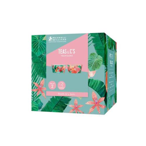 מארז 2 קעריות פורצלן Tropicana