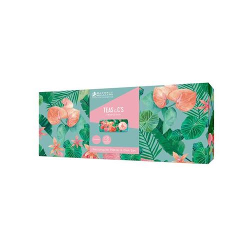 פלטת הגשה וקערית סדרת Tropicana