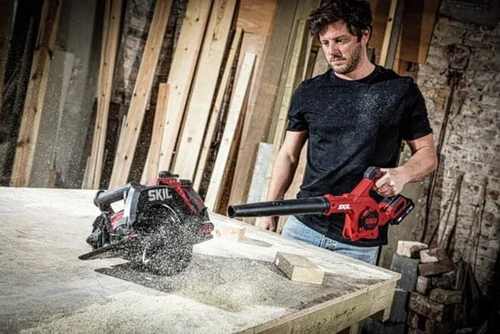 גוף מפוח רב תכליתי נטען 20V Brushless אלקטרוני + פיות שונות + מתנה סוללה 2.0Ah + מטען - סקיל SKIL
