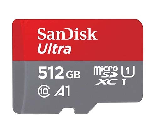 כרטיס זכרון SanDisk Ultra Micro SDXC UHS-I - דגם SDSQUAC-512G - נפח 512GB