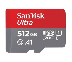 כרטיס זכרון SanDisk Ultra Micro SDXC UHS-I - דגם SDSQUAC-512G - נפח 512GB