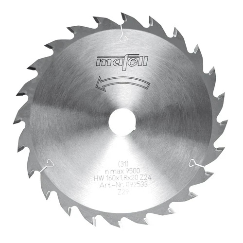 להב TCT 160 x 1.2/1.8 x 20 mm, 24 AT - מאפל MAFELL