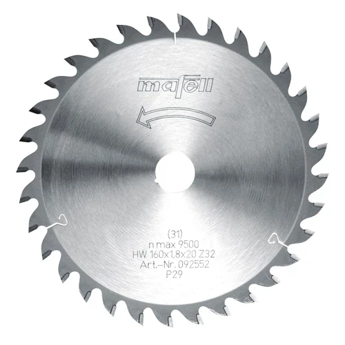 להב TCT 160 x 1.2/1.8 x 20 mm, 32 AT - מאפל MAFELL