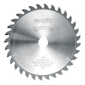 להב TCT 160 x 1.2/1.8 x 20 mm, 32 AT - מאפל MAFELL