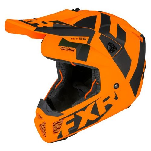 קסדת שטח FXR CLUTCH כתום\שחור