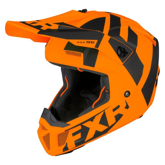 קסדת שטח FXR CLUTCH כתום\שחור