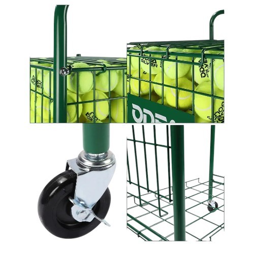 עגלת מתכת ODEA לאיסוף כדורי טניס