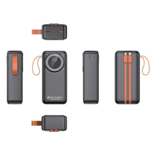 סוללת גיבוי 30,000mAh עם כבלים מובנים DISCOVERY DS PB-230
